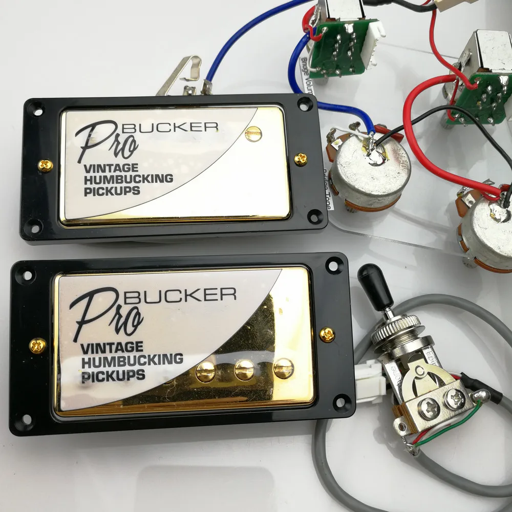 1 Набор LP Стандартный ProBucker Alnico электрогитара Humbucker пикапы с Pro жгутом проводов для