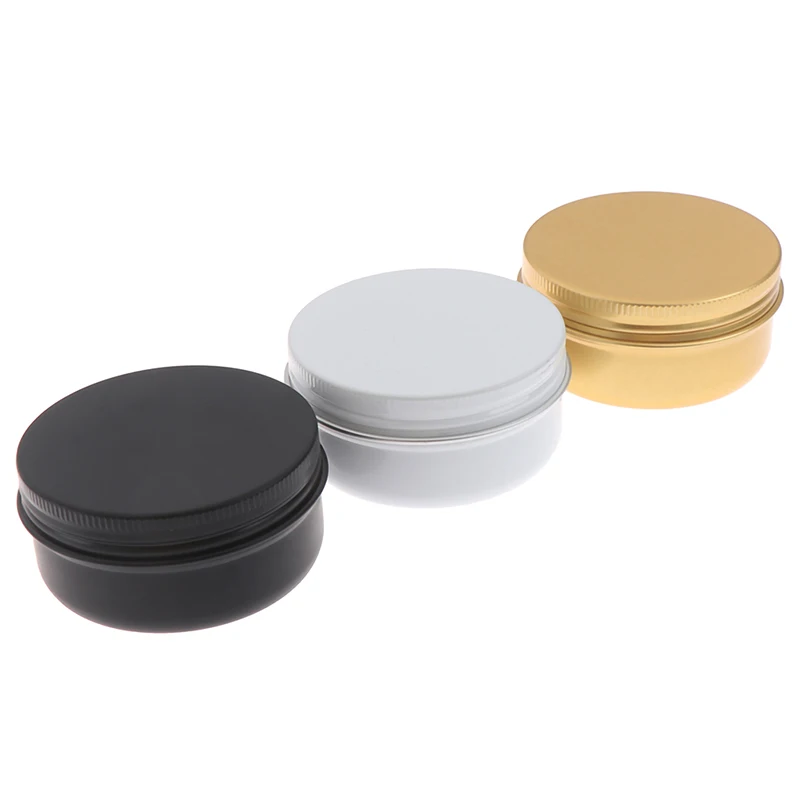 Алюминиевая жестяная мини-банка 50 мл металлические контейнеры контейнер для