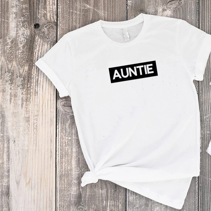 Don't Make Me Call My Auntie Shirt Mom and Daughter Matching Clothes 2020 Summer Aunt Baby Shower Gift Family Outfits | Мать и