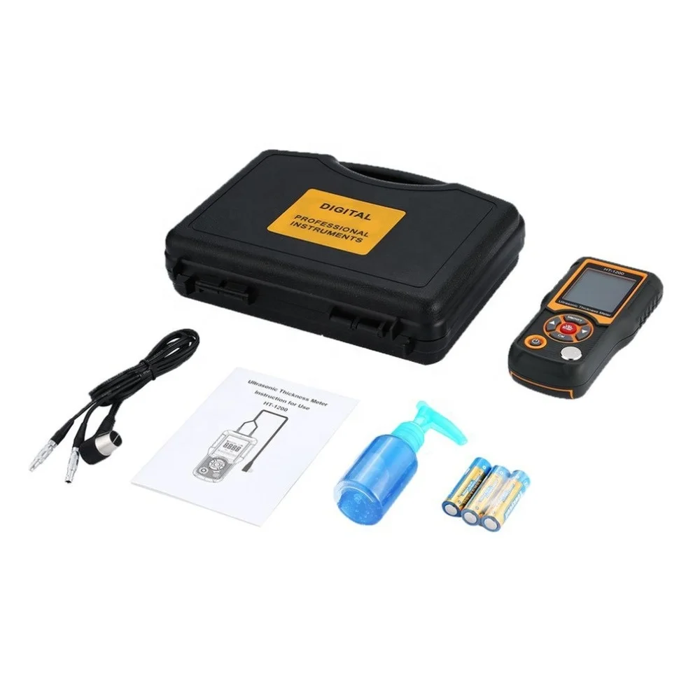 

EST TOOLS Digital LCD HT-1200 Ultrasonic Thickness Meter Tester Gauge Measuring Tools 1.2~225mm Range