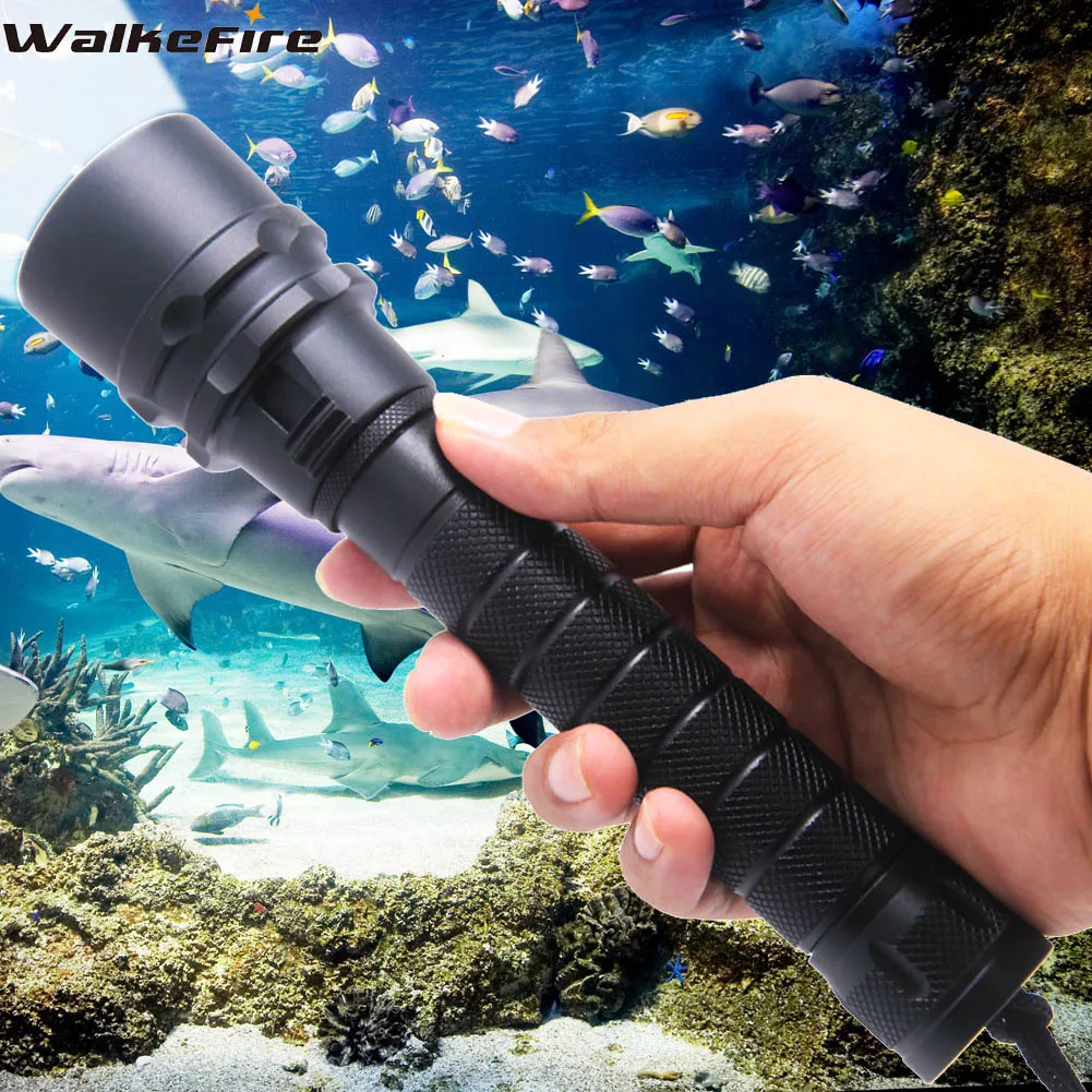 

40000LM Professional Diving Flashlight 3/5 XML-T6 L2 Portable Scuba Dive torch 200M Underwater IPX8 Waterproof 18650 Flashlights