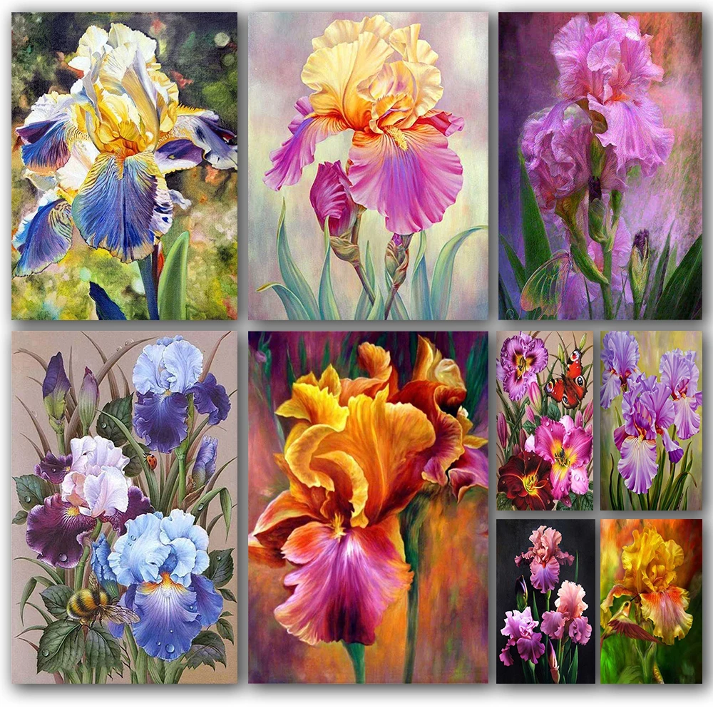 

Diamond Embroidery Flowers Rhinestones Pictures Diamond Mosaic Sale Cross Stitch Diamond Painting Full Round Home Decor Gifts