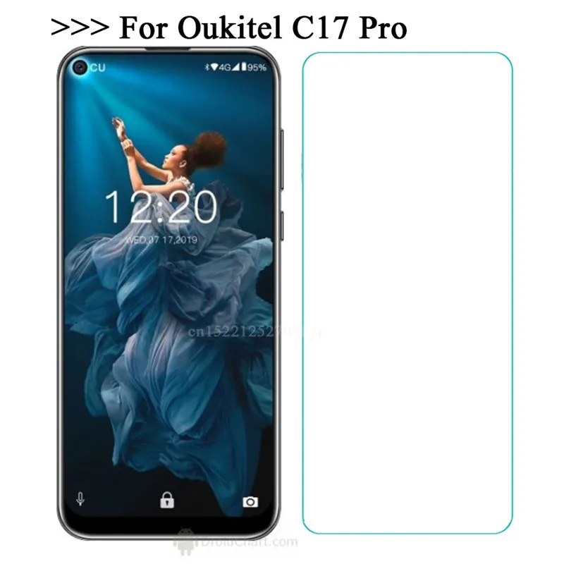 Оригинальное новое закаленное стекло для Oukitel C17 Pro, Защитная пленка для экрана телефона, стеклянная крышка, закаленное защитное покрытие