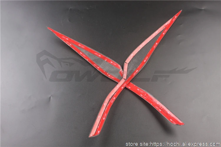 100% Высокое качество настоящие Углеродные волоконные фары Брови Веки Чехол для BMW