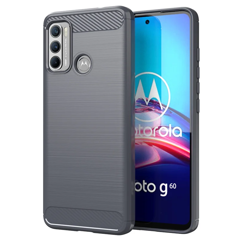 For Motorola Moto G60 Case For Moto G60 Cover Coque Back Bumper Shockproof Soft Armor TPU Cover For Moto G10 G30 G50 G60 Fundas
