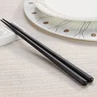 1 пара японских палочек для еды, набор нескользящих палочек для суши из сплава, китайский подарок, палочки для еды, многоразовая посуда, кухонные инструменты