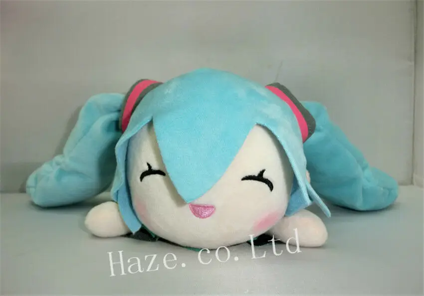 Горячая Аниме Хацунэ Мику Вокалоид Улыбка милые мягкие игрушки смех вниз