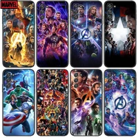 2021 marvel super heroes phone cover hull for samsung galaxy s6 s7 s8 s9 s10e s20 s21 s5 s30 plus s20 fe 5g lite ultra edge