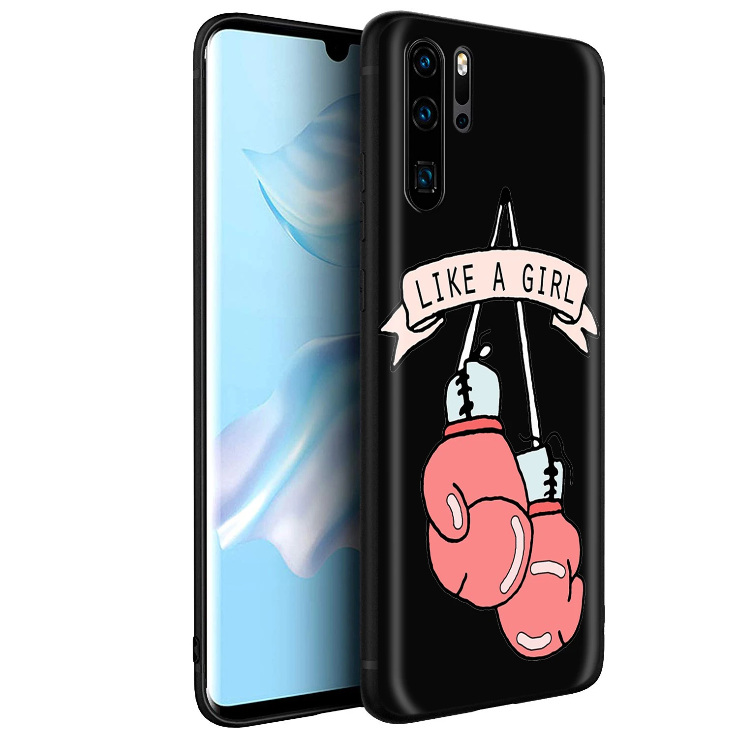 Боксерские перчатки YIMAOC для девушек мягкий чехол Huawei Nova 4E 5 5T Smart P9 Lite Y6 Y7 2019 Honor 8A 20S