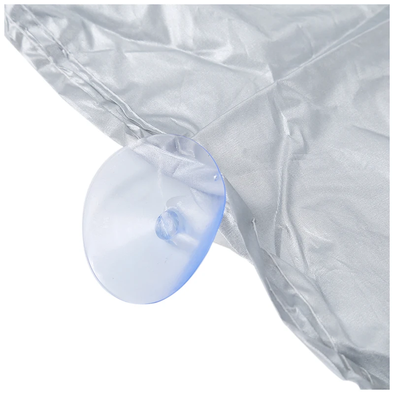 

Waterproof Outdoor Car Top Cover Sun Rain Dust Snow Protection Silver M