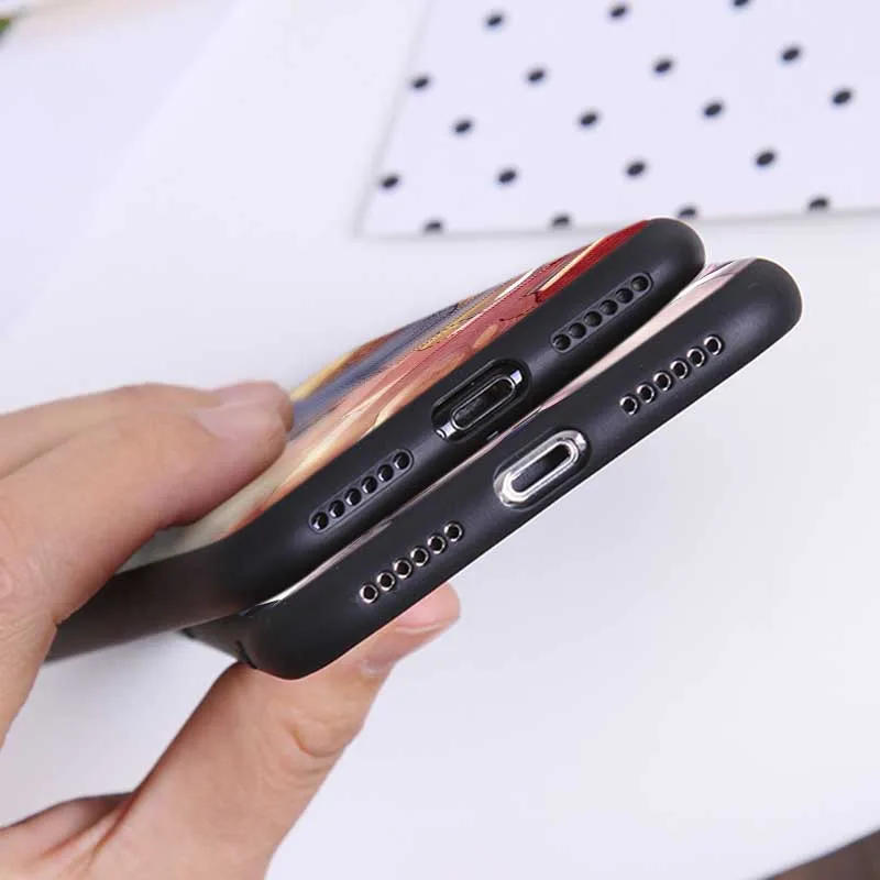 For iPhone 11 pro max 7 XR X 6S 8 XS MAX 6 plus SE 5S Soft silicone Cover Phone Case Anime Girl Hatsune Miku |