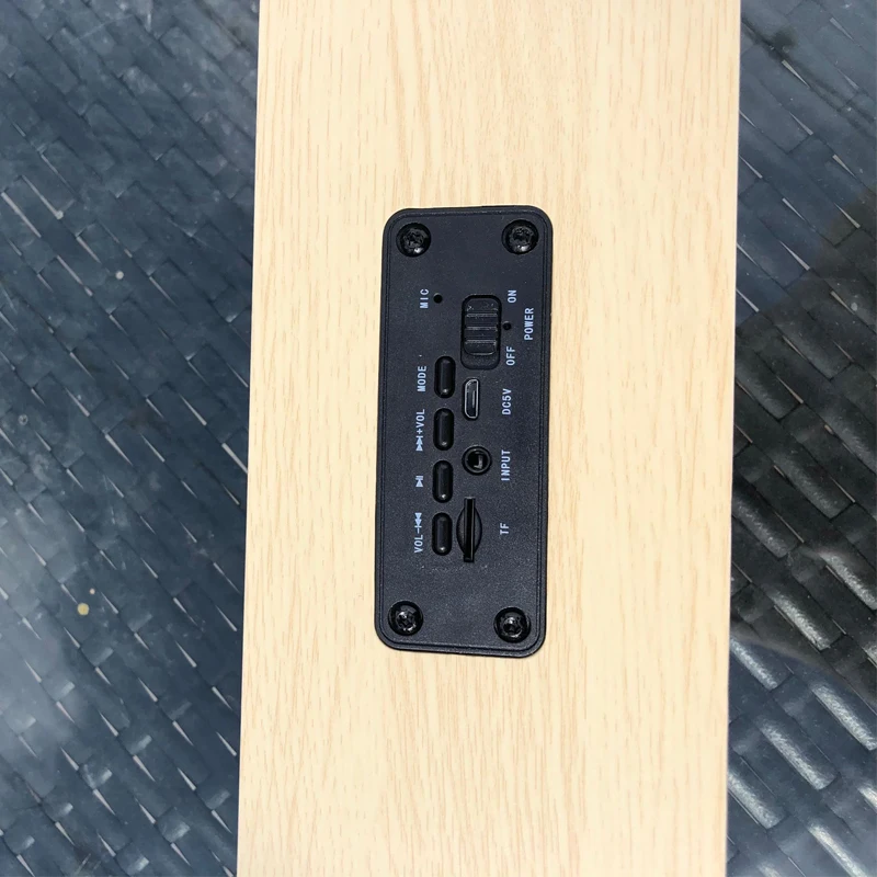 wireless portable wooden bluetooth speaker home theater subwoofer computer speaker long strip audio car speaker audio center free global shipping