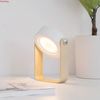 foldable touch dimmable reading led night light portable lantern lamp usb rechargeable for children kids gift bedside bedroom
