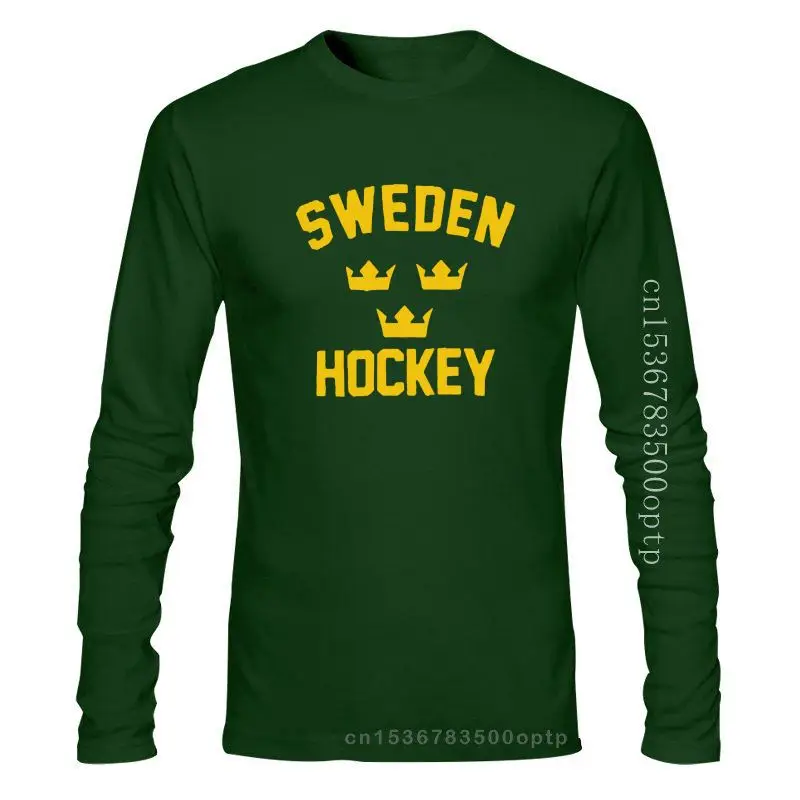 

Новинка, Мужская футболка, летняя футболка шведской команды хоккейера, стильная Классическая футболка с круглым вырезом, новинка, женская ф...