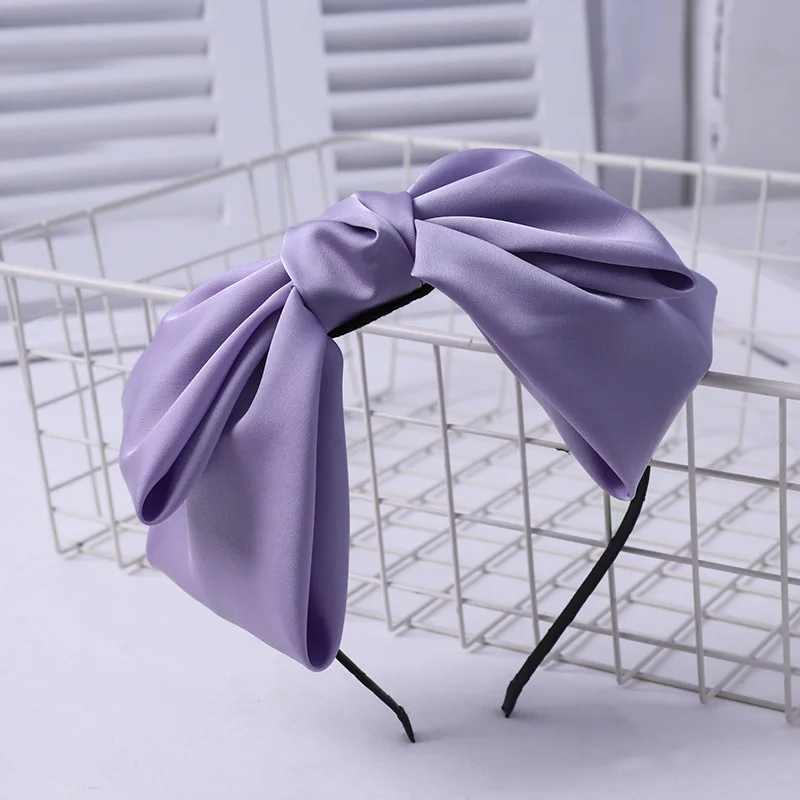 Нежная Весенняя цветная ~ темпераментная атласная заколка для волос с большим