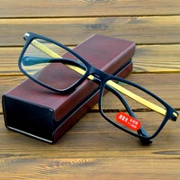 executive office style golden al mg alloy leg reading glasses for men with pu case 0 75 1 1 25 1 5 1 75 2 2 5 to 4