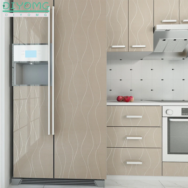 ТОЛСТАЯ ПВХ самоклеящаяся пленка для мебели шкафа наклейка Золотая краска