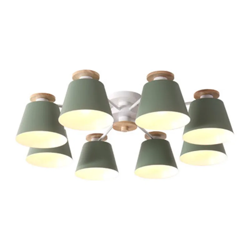 Люстры Гостиная всасывания топ светильник ing серый цвет зеленый синий желтый
