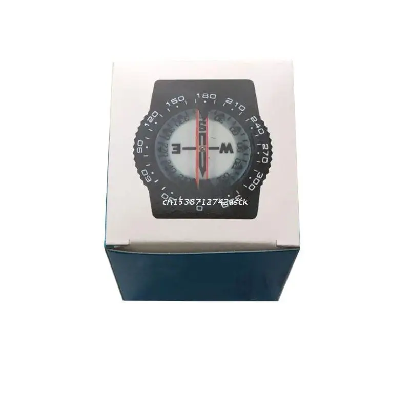 

Diving Sighting Wrist Compass 50M Depth Blackout Dial for Outdoor Hiking Dropship