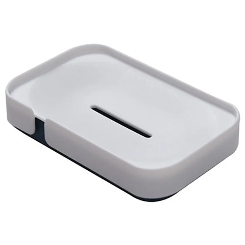 Doublelayer Drainage Soap Dish Plastic Shower Nonslip Box Multifunctional For Home Bathroom Accessories | Дом и сад