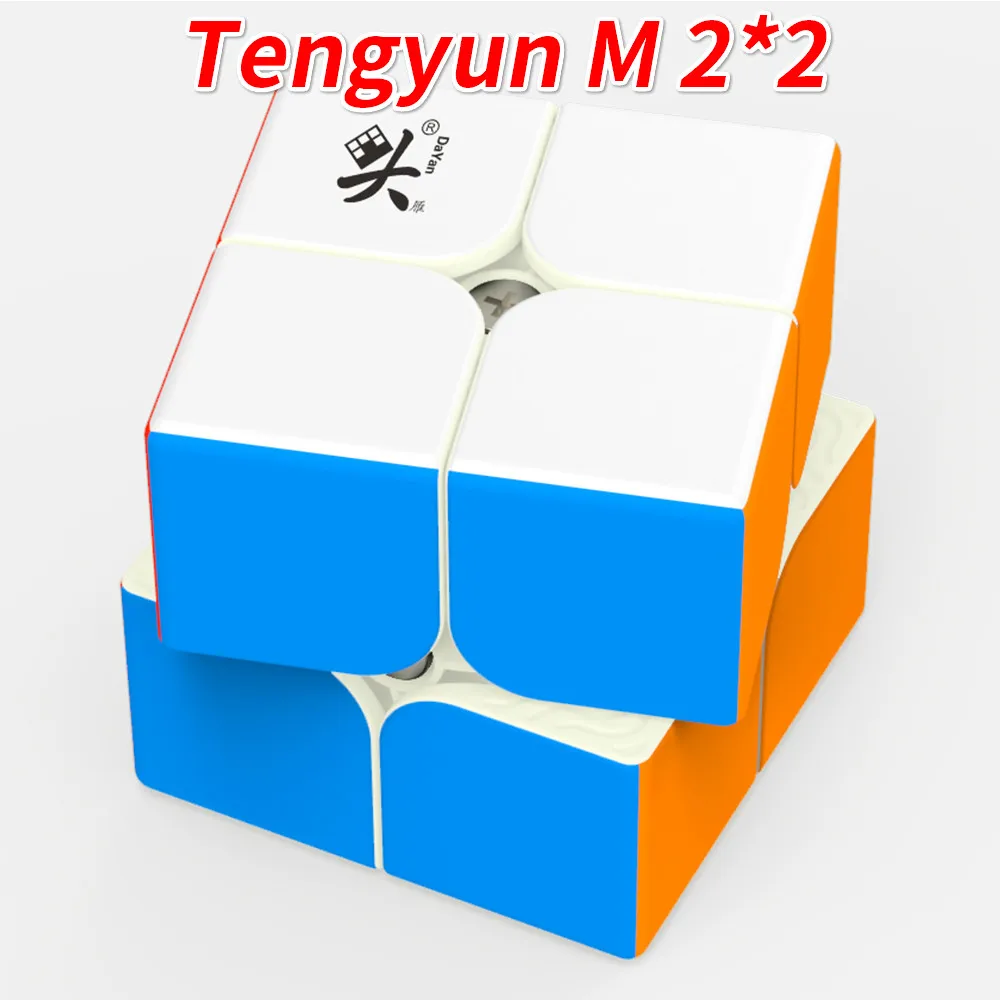 DaYan 2x2x2 TengYun M Магнитный магический куб 2x2 cubo magico развивающие игрушки Чемпион