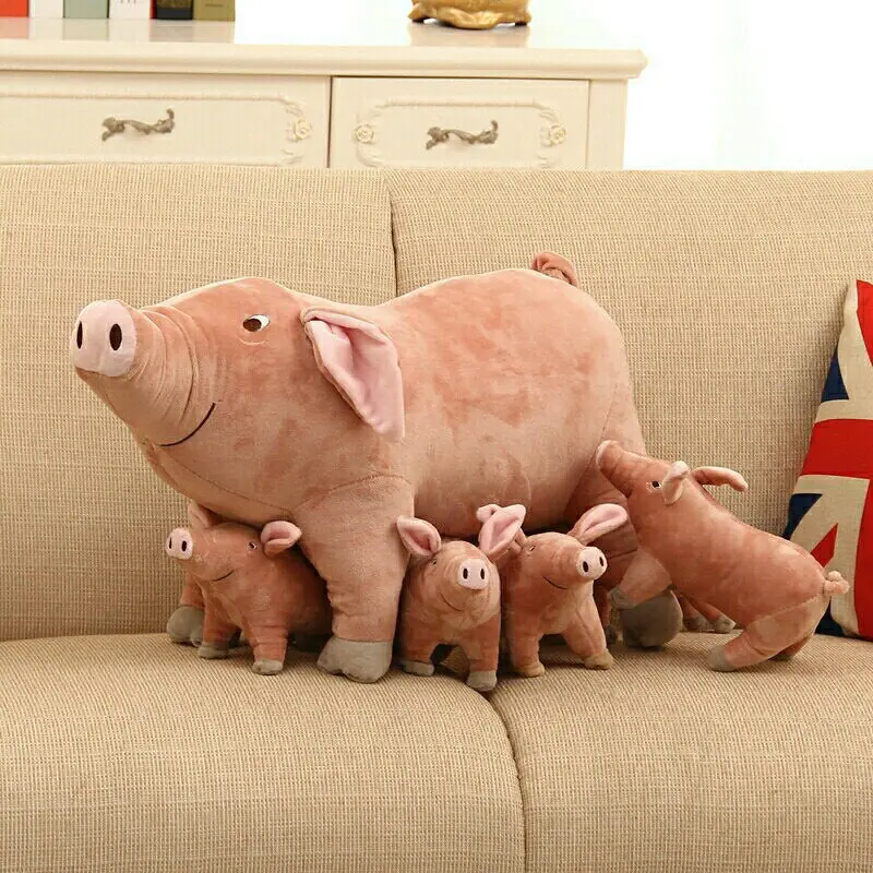 

Kawaii Simulated Sow Piggy Doll Plush Toys Soft Stuffed Animal Doll Hold Pillow For Girls Gift Children Birthday Brinquedos Gift
