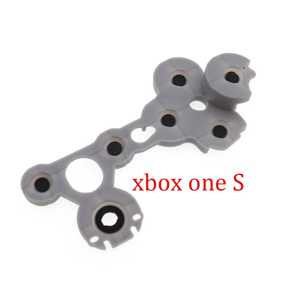 3 шт. серый кремниевый проводящий резиновый кнопка для Xbox One S контроллер D Pad |