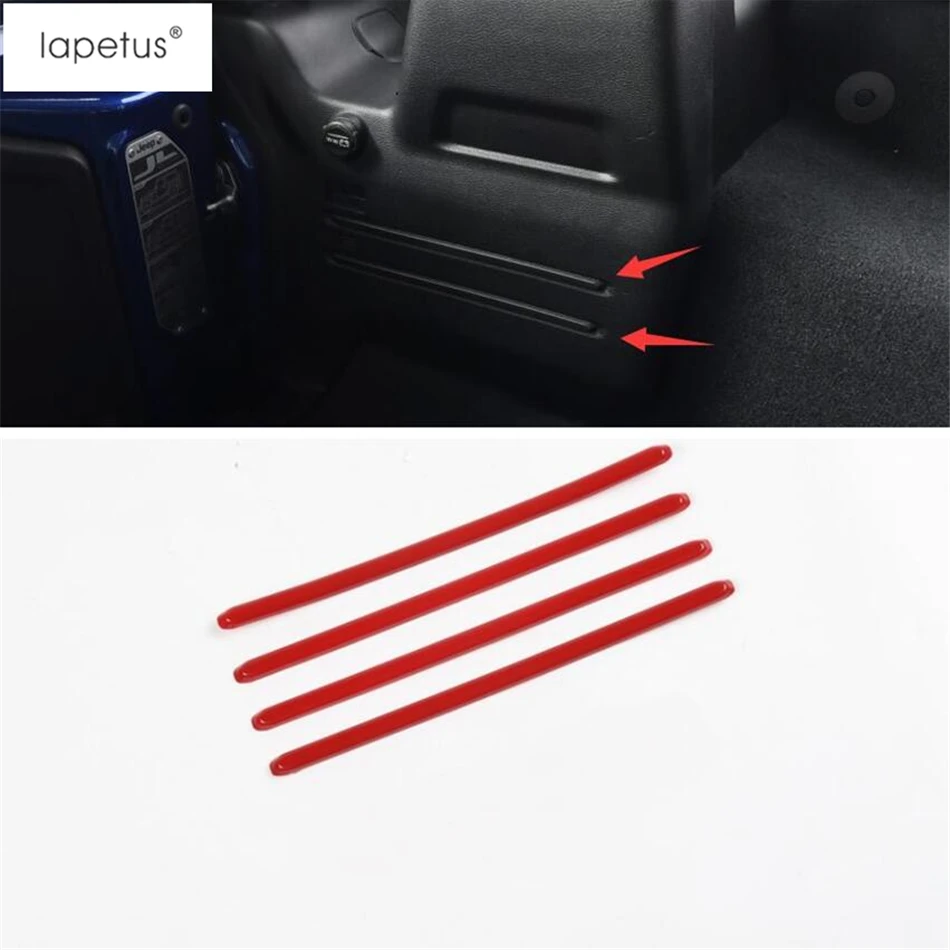 Аксессуары Lapetus, подходят для Jeep Wrangler JL ABS задний багажник, Задняя Крышка багажника, коробка, Декоративная полоса, Формовочная крышка, комплект, отделка