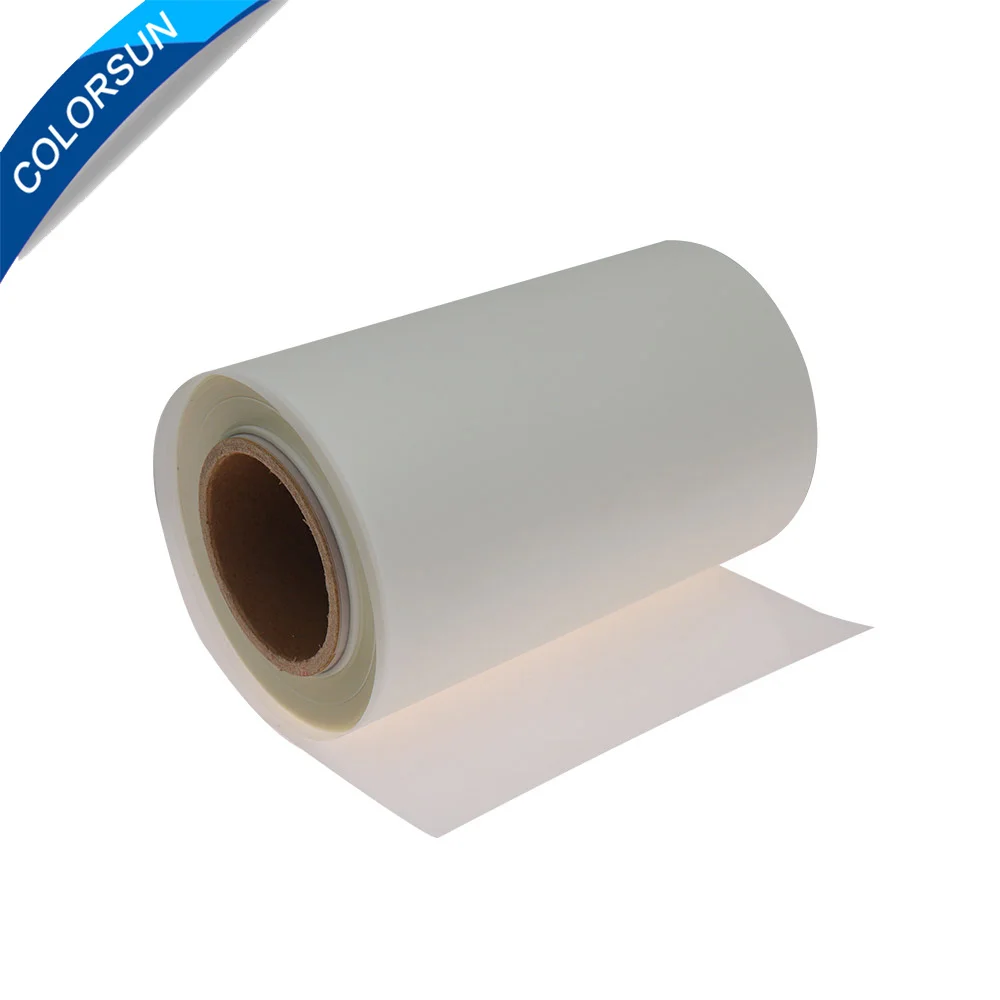 Colorsun 42cm*100m Roll PET Transfer Film A2 DTF PET film DTF Printing On T-shirt PET Film Rolls