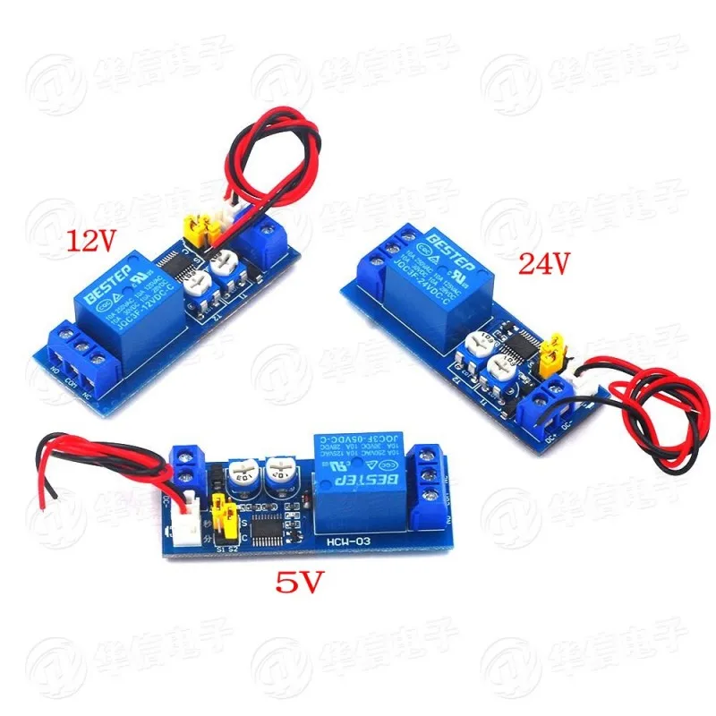 Реле времени постоянного тока 5 В 12 24 бесконечное реле модуль переключения ВКЛ
