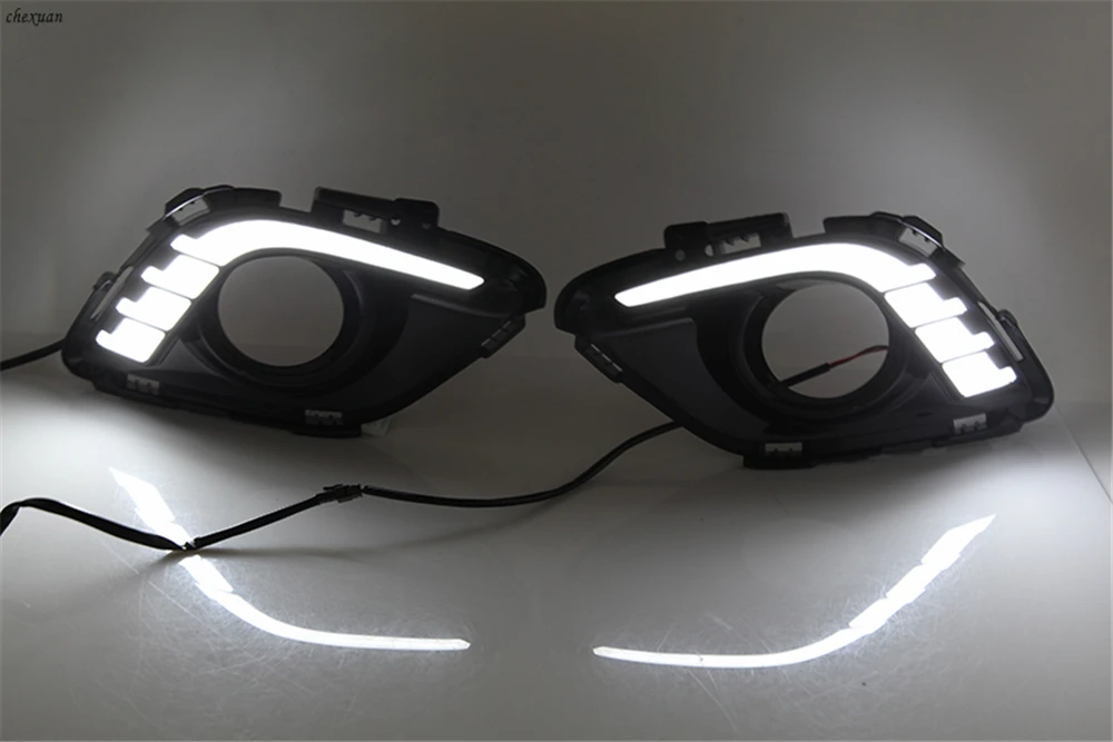 Дневные ходовые огни CSCSNL 1 комплект светодиодсветодиодный дневные с отверстием