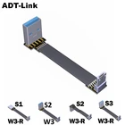 FPV Micro USB 2,0 Type-A 90-градусный адаптер 5 см-100 см FPC плоский Micro-USB 5pin кабель для мультикоптера аэрофотосъемки