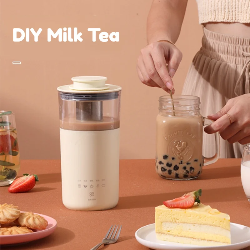 electric milk tea machine coffee maker multifucntion milk frother blender coffee tea brew pot kettle 110v220v kitchen appliance free global shipping