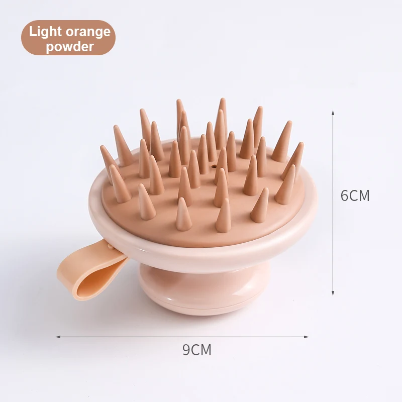 

4 Colors Multifunctional Shampoo Brush Soft Bristles Rich Foam Silicone Head Massage Comb Professional Shampoo Massager Dropship