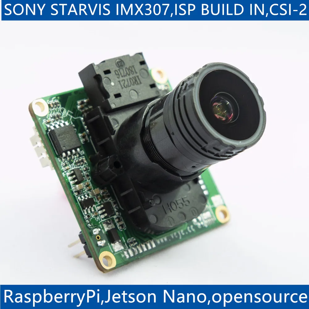 CS MIPI IMX307 для Raspberry Pi и Jetson Nano XavierNX я. MX8m Maaxboard CSI 2 2MP звезда светильник ISP Камера