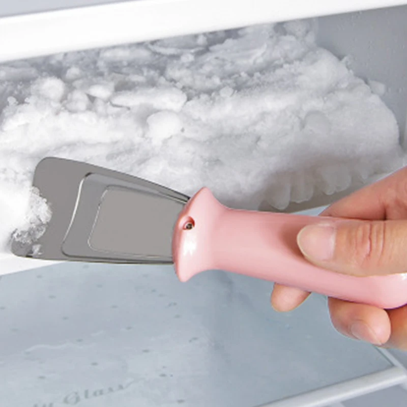 

1pc Kitchen Clean Gadget Portable Fridge Accessories Defrosting Shovel Stainless Steel Freezer Ice Scraper Deicing Tool