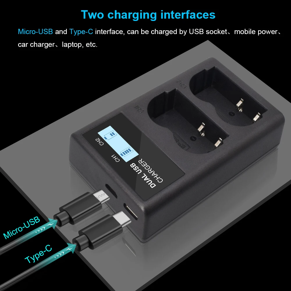 PALO 7 4 В 2650 мАч BP 511A 511 BP511 BP511A батарея + ЖК зарядное устройство USB для камеры Canon EOS 40D