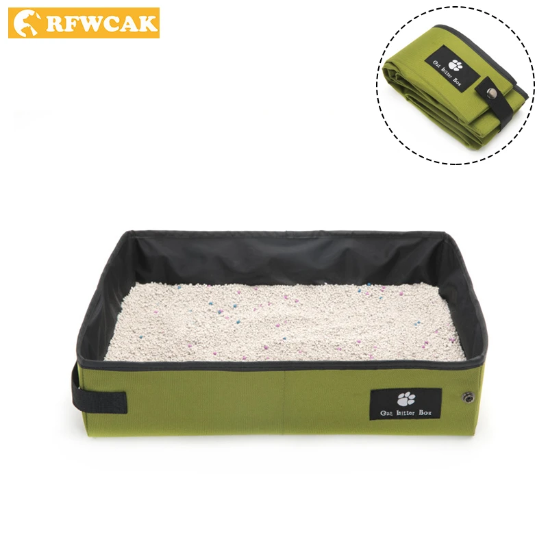 RFWCAK складная коробка для кошачьего туалета домашних животных водостойкая