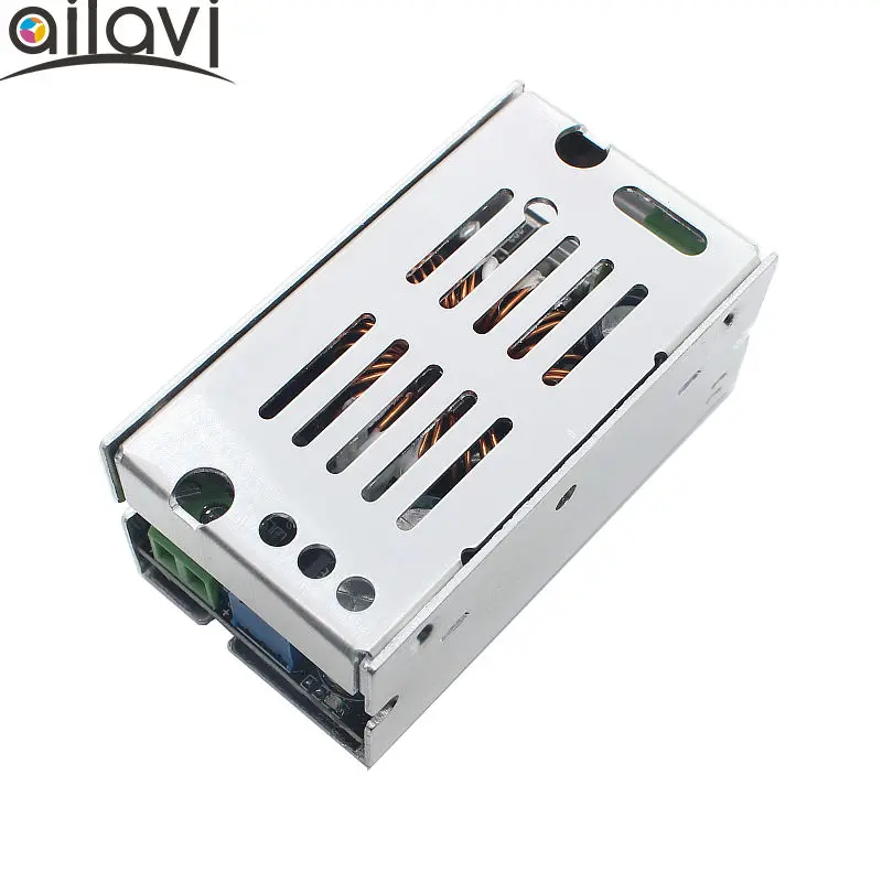 

100W Synchronous Rectification Non-Isolated DC-DC buck Module 6A 10-90V72V to 2-60V48V12V Enclosure