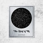 Холст, постер, алюминиевая картина для украшения дома на юбилей, созвездие, Настенная картина, Модульная картина для гостиной