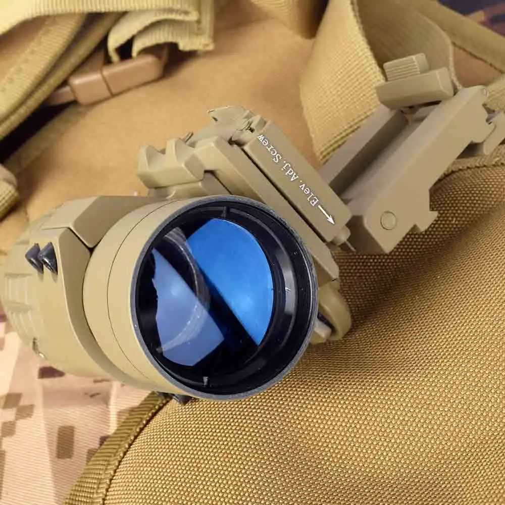 Tactical Optic Red Dot Sight 3X Magnifier Scope With Flip Up Cover Fit For 20mm Rifle Gun Quick Release Rail Mount