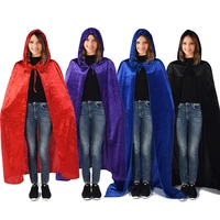adult size unisex outdoor party fun men and women cosplay witch hooded cape halloween cloak