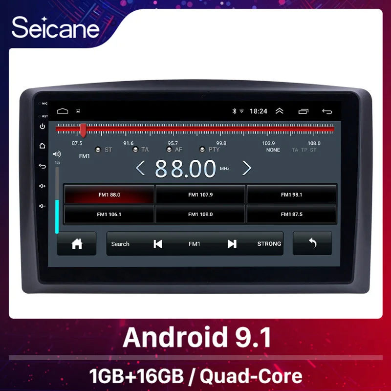 Seicane Автомобильный мультимедийный 10 1 дюймовый Android 0 для 2014 2018 BENZ VITO автомобильный