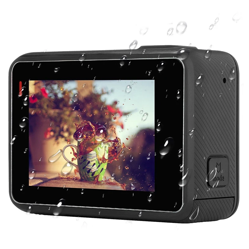 1 set For Gopro Accessories Black Screen Protector Temper Glass LCD Transparency Protective Film for Go Pro HERO 5 Camera | Электроника