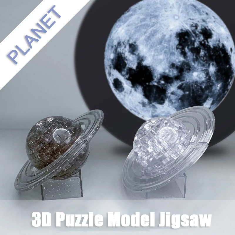 

3D Puzzle Crystal Planet Stephen Universe DIY Assembled Model Building with Blocks Bracket Decoration Gifts for Kids Boyfriend