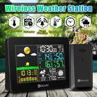 Метеостанция DIGOO DG-TH8868 с ЖК-дисплеем, комнатный Уличный Термометр, будильник с повтором влажности, будильник, определение времени восхода и заката, календарь и прогноз погоды