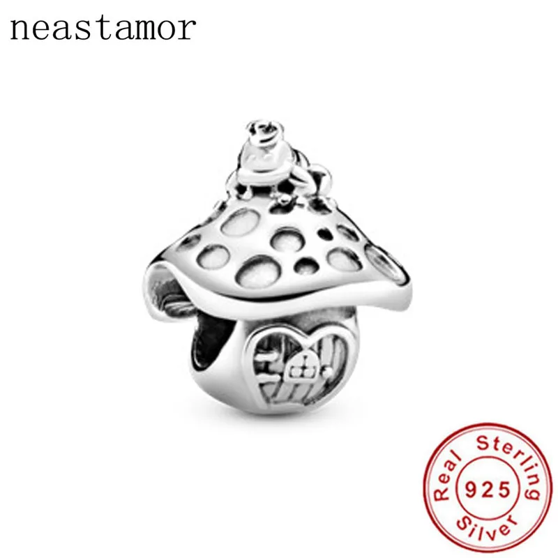 B046 925 пробы, серебряный, для девочек и мальчиков, Для дедушки, аграба, замок, волшебная лампа, корона, карета, сделай сам, бисер, подходит к оригинальному браслету Pandora, S033 - Цвет: B046
