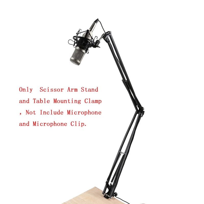 NB39 подставка для микрофона с ножничным рычагом высота 100 см настольный держатель