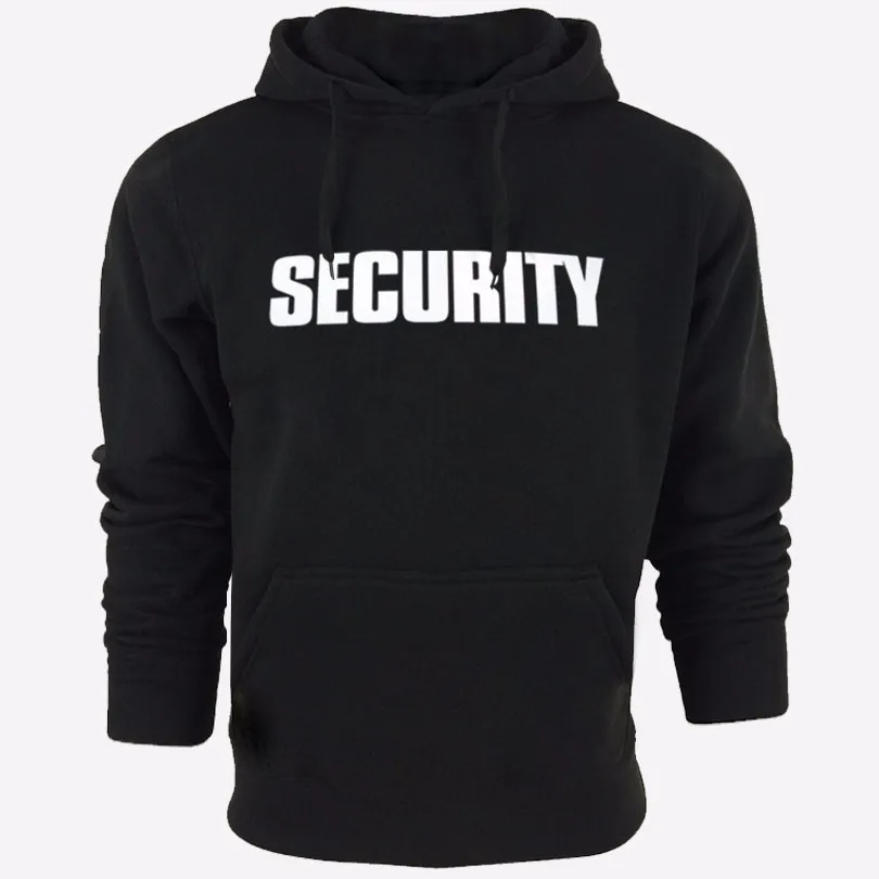 

Security Hoodies Spring Fashion Solid Color Printed Hooded Sweatshirt Men Women Sports Casual Harajuku Hip Hop Pullover Hoodie