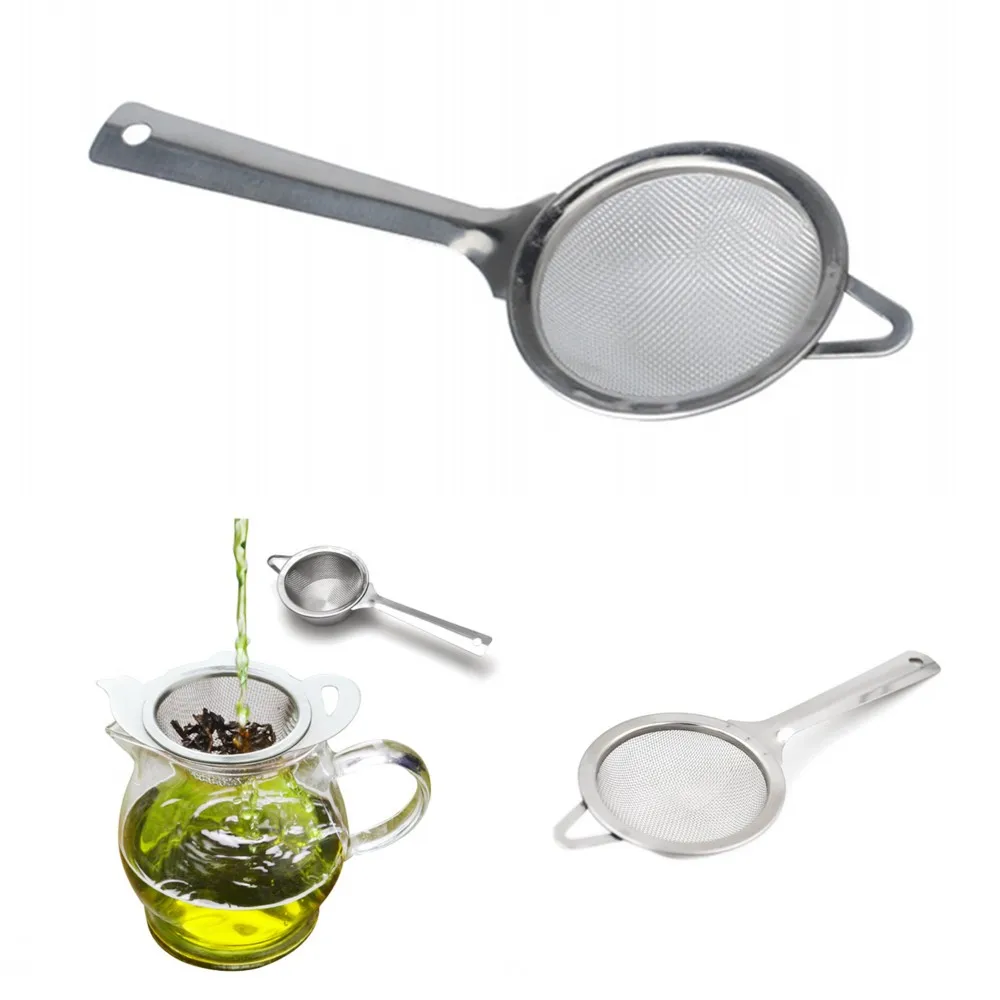 Кухонная утварь ситечная ложка фильтр для чая классическая длинная ручка